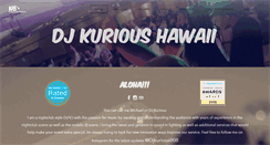 Desktop Screenshot of djkurioushawaii.com
